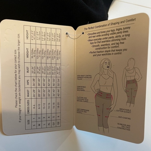 MeMoi SlimMe High Waisted Capri black size medium/2 - Picture 8 of 9